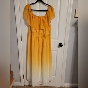 NWT Lane Bryant ombre maxi dress, size 18/20